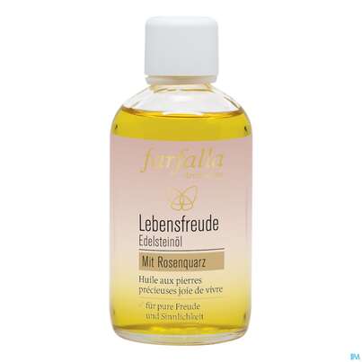 Sie sehen eine Packung Farfalla Edelsteinoel Lebensfreude 100ml, Produktbild: 02 Farfalla Edelsteinoel Lebensfreude 100ml, A-Nr.: 5675665 - 02