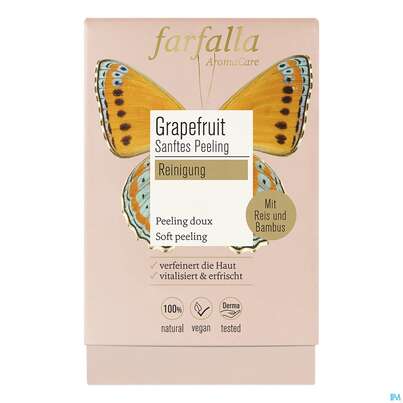 Sie sehen eine Packung Farfalla Grapefruit Reinigung-peeling 10x 7 70ml, Produktbild: 02 Farfalla Grapefruit Reinigung-peeling 10x 7 70ml, A-Nr.: 4860863 - 02