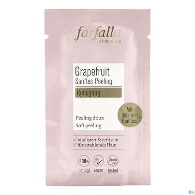 Sie sehen eine Packung Farfalla Grapefruit Reinigung-peeling 7ml, Produktbild: 01 Farfalla Grapefruit Reinigung-peeling 7ml, A-Nr.: 4860857 - 01
