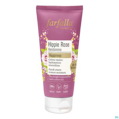 Sie sehen eine Packung Farfalla Handcreme Hippie Rose 50ml, Produktbild: 01 Farfalla Handcreme Hippie Rose 50ml, A-Nr.: 5781137 - 01
