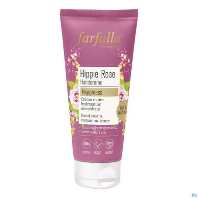 Sie sehen eine Packung Farfalla Handcreme Hippie Rose 50ml, Produktbild: 02 Farfalla Handcreme Hippie Rose 50ml, A-Nr.: 5781137 - 02
