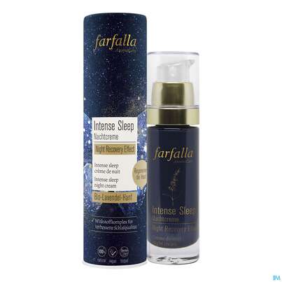 Sie sehen eine Packung Farfalla Intense Sleep Nachtcreme Night Recovery Effect 30ml, Produktbild: 01 Farfalla Intense Sleep Nachtcreme Night Recovery Effect 30ml, A-Nr.: 5675694 - 01