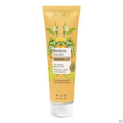 Sie sehen eine Packung Farfalla Mandarine/carpe Diem Koerperlotion 150ml, Produktbild: 01 Farfalla Mandarine/carpe Diem Koerperlotion 150ml, A-Nr.: 4861118 - 01