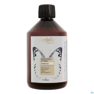 Sie sehen eine Packung Farfalla Pflegeoel/bio Aprikosenkernoel Verwoehnzeit 500ml, Produktbild: 01 Farfalla Pflegeoel/bio Aprikosenkernoel Verwoehnzeit 500ml, A-Nr.: 5236581 - 01