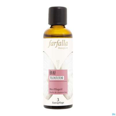 Sie sehen eine Packung Farfalla Pflegeoel/bio Hanf Regenerierend 75ml, Produktbild: 02 Farfalla Pflegeoel/bio Hanf Regenerierend 75ml, A-Nr.: 5355328 - 02