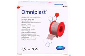 Fixierpflaster Omniplast 9,2mx 2,5cm 1st, A-Nr.: 4583702 - 01