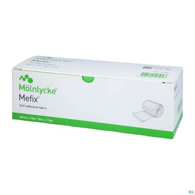 Sie sehen eine Packung Fixierverband Mefix 10mx 20cm 1st, Produktbild: 02 Fixierverband Mefix 10mx 20cm 1st, A-Nr.: 0690447 - 02