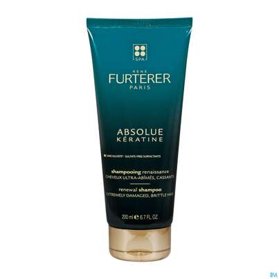 Sie sehen eine Packung Furterer Absolue Kératine Aufbauendes Keratin-shampoo 200ml, Produktbild: 04 Furterer Absolue Kératine Aufbauendes Keratin-shampoo 200ml, A-Nr.: 5439373 - 04