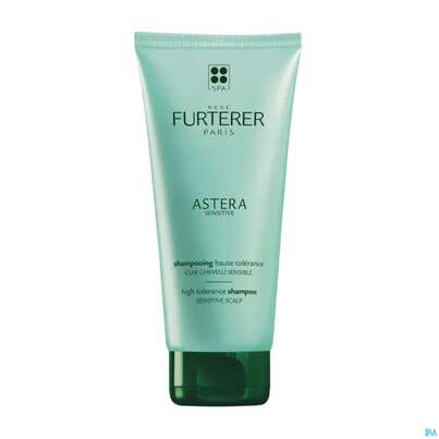 Sie sehen eine Packung Furterer Astera Sensitive Hochverträgliches Shampoo 200ml, Produktbild: 03 Furterer Astera Sensitive Hochverträgliches Shampoo 200ml, A-Nr.: 5617165 - 03