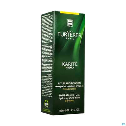 Sie sehen eine Packung Furterer Shea-butter Hydra Feuchtigkeitsspendende Maske 100ml, Produktbild: 02 Furterer Shea-butter Hydra Feuchtigkeitsspendende Maske 100ml, A-Nr.: 5439568 - 02