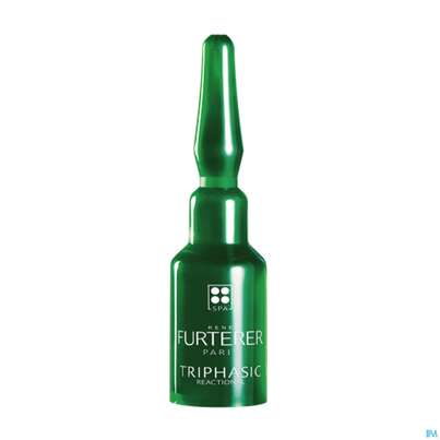 Sie sehen eine Packung Furterer Triphasic Reactional Kur 12 X 5ml, Produktbild: 03 Furterer Triphasic Reactional Kur 12 X 5ml, A-Nr.: 5439539 - 03