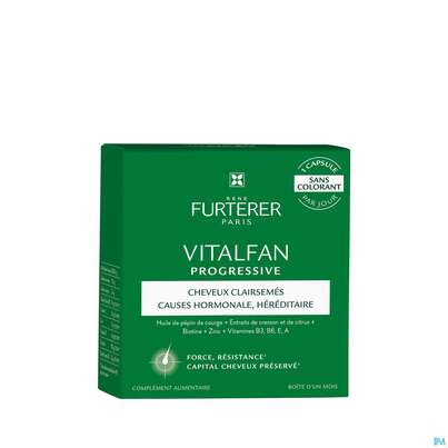 Sie sehen eine Packung Furterer Vitalfan Progressive 30 St, Produktbild: 03 Furterer Vitalfan Progressive 30 St, A-Nr.: 5439982 - 03