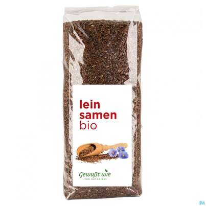 Sie sehen eine Packung Gewusst Wie Bio Leinsamen 500g, Produktbild: 02 Gewusst Wie Bio Leinsamen 500g, A-Nr.: 4110286 - 02