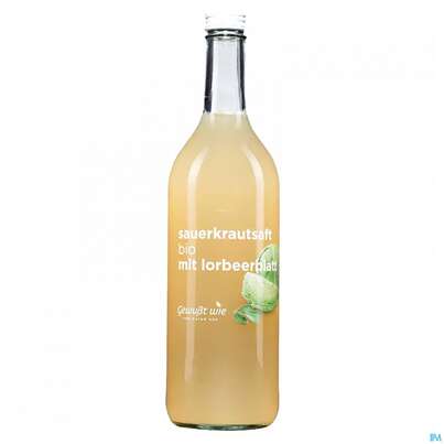 Sie sehen eine Packung Gewusst Wie Bio Saft Sauerkraut 750ml, Produktbild: 01 Gewusst Wie Bio Saft Sauerkraut 750ml, A-Nr.: 4110464 - 01