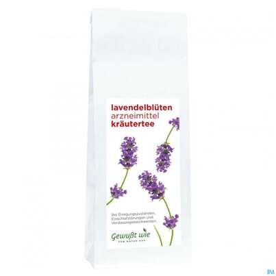 Sie sehen eine Packung Gewusst Wie Tee Offen Lavendelblueten 50g, Produktbild: 02 Gewusst Wie Tee Offen Lavendelblueten 50g, A-Nr.: 4617938 - 02