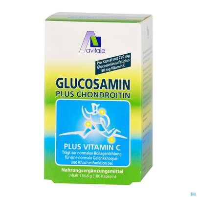 Glucosamin Chondroitin Kapseln/750mg Avi 180st, A-Nr.: 3831316 - 02