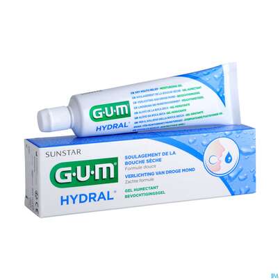 Sie sehen eine Packung Gum Pflege B.mundtrockenheit Hydral Feuchtigkeitsgel 6000 50ml, Produktbild: 03 Gum Pflege B.mundtrockenheit Hydral Feuchtigkeitsgel 6000 50ml, A-Nr.: 4335967 - 03