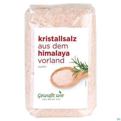 Sie sehen eine Packung Himalaya -gewusst Wie Salz Fein 1kg, Produktbild: 02 Himalaya -gewusst Wie Salz Fein 1kg, A-Nr.: 4110547 - 02