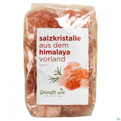 Sie sehen eine Packung Himalaya -gewusst Wie Salz Steine 1kg, Produktbild: 02 Himalaya -gewusst Wie Salz Steine 1kg, A-Nr.: 4110524 - 02