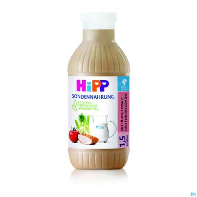 Hipp/sondennahrung Ab/13 Jahren Huhn +tomate/fenchelg 1,5 Kcal/ml 0,5l 2633- 12st, A-Nr.: 4353304 - 01