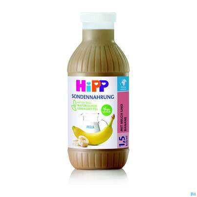 Hipp/sondennahrung Ab/13 Jahren Milch Banane 1,5 Kcal/ml 0,5l 2624- 12st, A-Nr.: 4353273 - 01