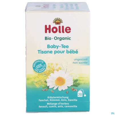 Sie sehen eine Packung Holle Babytee Bio 30g 20st, Produktbild: 01 Holle Babytee Bio 30g 20st, A-Nr.: 5083456 - 01