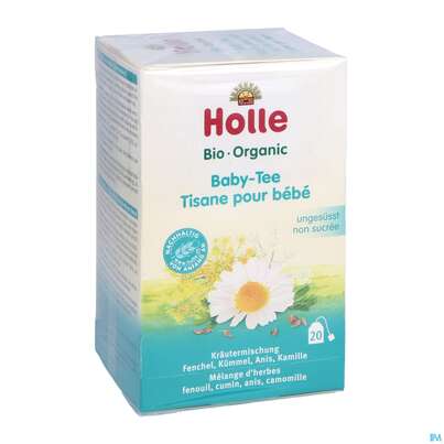 Sie sehen eine Packung Holle Babytee Bio 30g 20st, Produktbild: 05 Holle Babytee Bio 30g 20st, A-Nr.: 5083456 - 05