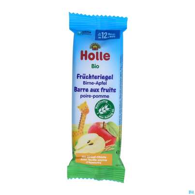 Sie sehen eine Packung Holle Bio Fruechte Riegel Apfel-birne Nr.257737 1st, Produktbild: 03 Holle Bio Fruechte Riegel Apfel-birne Nr.257737 1st, A-Nr.: 3300116 - 03