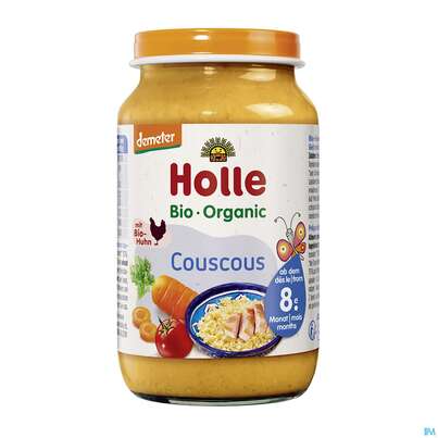 Sie sehen eine Packung Holle Bio/demeter Juniorglaeschen Couscous 220g, Produktbild: 02 Holle Bio/demeter Juniorglaeschen Couscous 220g, A-Nr.: 5823901 - 02
