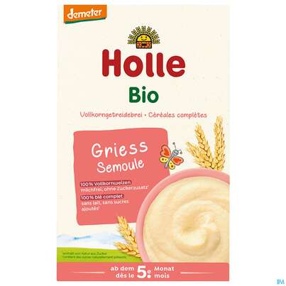 Sie sehen eine Packung Holle Demeter Bio Baby-griessbrei 250g, Produktbild: 03 Holle Demeter Bio Baby-griessbrei 250g, A-Nr.: 2364203 - 03
