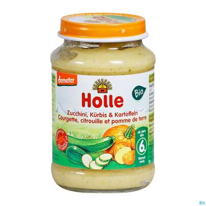 Holle Demeter Bio Zuccini+kuerbis+kartoffel 190g, A-Nr.: 3587141 - 01
