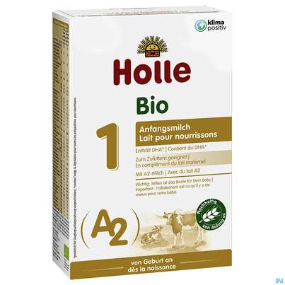Sie sehen eine Packung Holle Saeuglingsmilch A2 Bio Anfangsmilch 1 400g, Produktbild: 02 Holle Saeuglingsmilch A2 Bio Anfangsmilch 1 400g, A-Nr.: 5611659 - 02