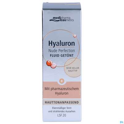 Hyaluron Nude Perfection Getoentes Fluid Sehr Heller Typ Lsf20 50ml, A-Nr.: 4914694 - 01