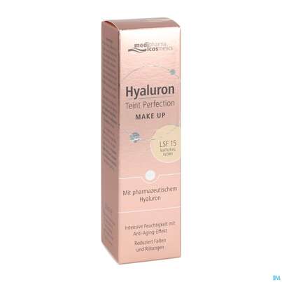 Sie sehen eine Packung Hyaluron Teint Perfection Make-up Natural Ivory 30ml, Produktbild: 05 Hyaluron Teint Perfection Make-up Natural Ivory 30ml, A-Nr.: 4881291 - 05