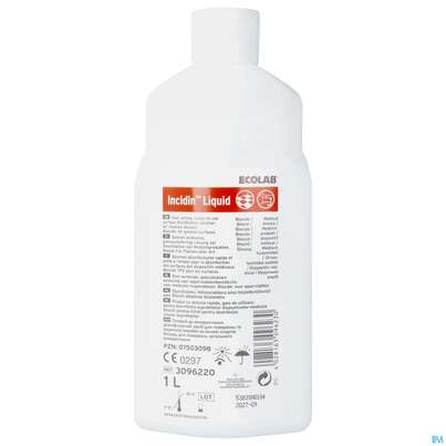 Sie sehen eine Packung Incidin Liquid 1l, Produktbild: 01 Incidin Liquid 1l, A-Nr.: 2180466 - 01