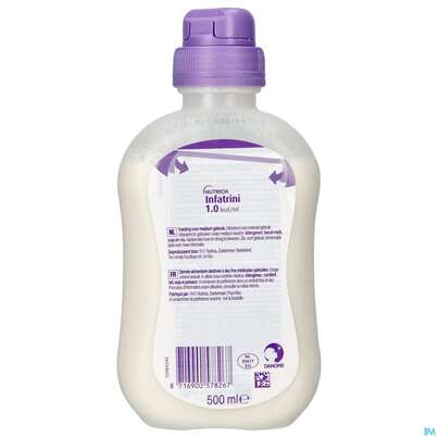 Sie sehen eine Packung Infatrini 500ml Smartpack Sondennahrung 12st, Produktbild: 04 Infatrini 500ml Smartpack Sondennahrung 12st, A-Nr.: 4839159 - 04