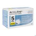 Injektionsspritzen U.zubeh. Insulin Accu-fine Pen Nadeln 0,25mm(31g)/5mm 100st, A-Nr.: 4790269 - 03