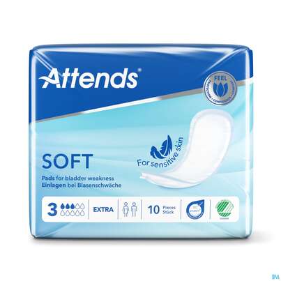 Inkontinenz Attends Einlagen Soft 3 10st, A-Nr.: 5286219 - 02