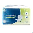 Sie sehen eine Packung Inkontinenz Attends Slip Flex M 9 26st, Produktbild: 01 Inkontinenz Attends Slip Flex M 9 26st, A-Nr.: 4271552 - 01