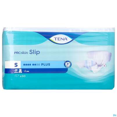 Sie sehen eine Packung Inkontinenz Tena Slip Plus S 710133 30st, Produktbild: 01 Inkontinenz Tena Slip Plus S 710133 30st, A-Nr.: 2867192 - 01