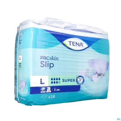 Sie sehen eine Packung Inkontinenz Tena Slip Super L 714328 30st, Produktbild: 02 Inkontinenz Tena Slip Super L 714328 30st, A-Nr.: 3336924 - 02