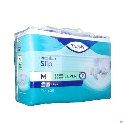 Sie sehen eine Packung Inkontinenz Tena Slip Super M 714228 28st, Produktbild: 02 Inkontinenz Tena Slip Super M 714228 28st, A-Nr.: 3336918 - 02