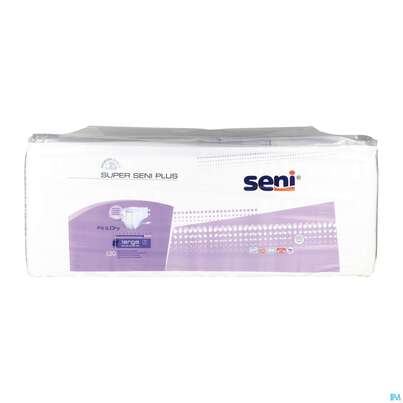 Sie sehen eine Packung Inkontinenz Windelslip Seni Super Plus Large 30st, Produktbild: 04 Inkontinenz Windelslip Seni Super Plus Large 30st, A-Nr.: 3586762 - 04