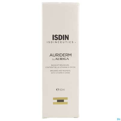 Sie sehen eine Packung Isdin Isdinceutics Auriderm 50ml, Produktbild: 01 Isdin Isdinceutics Auriderm 50ml, A-Nr.: 5570541 - 01