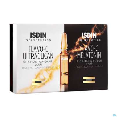 Sie sehen eine Packung Isdin Isdinceutics Day+night Ultraglican Melatonin 20st, Produktbild: 02 Isdin Isdinceutics Day+night Ultraglican Melatonin 20st, A-Nr.: 5570498 - 02