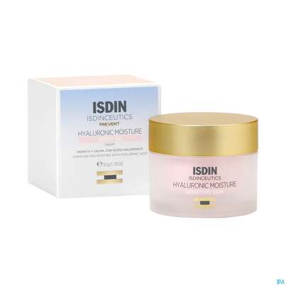 Sie sehen eine Packung Isdin Isdinceutics Hyal.moisture Empfindlich 50g, Produktbild: 04 Isdin Isdinceutics Hyal.moisture Empfindlich 50g, A-Nr.: 5608060 - 04