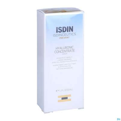 Sie sehen eine Packung Isdin Isdinceutics Hyaluronic Concentrate 30ml, Produktbild: 05 Isdin Isdinceutics Hyaluronic Concentrate 30ml, A-Nr.: 5570601 - 05