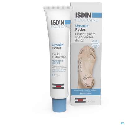 Sie sehen eine Packung Isdin Ureadin Ultra Podos Gel-oil 75ml, Produktbild: 01 Isdin Ureadin Ultra Podos Gel-oil 75ml, A-Nr.: 4848247 - 01