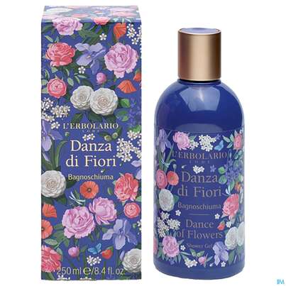 Sie sehen eine Packung L Erbolario Badeschaum Duschgel Danza Di Fiori 036.2 250ml, Produktbild: 02 L Erbolario Badeschaum Duschgel Danza Di Fiori 036.2 250ml, A-Nr.: 4941478 - 02