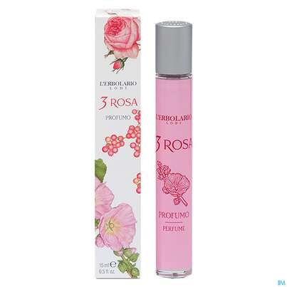 Sie sehen eine Packung L Erbolario Eau De Parfum 3 Rosa 066.0 15ml, Produktbild: 01 L Erbolario Eau De Parfum 3 Rosa 066.0 15ml, A-Nr.: 5157226 - 01